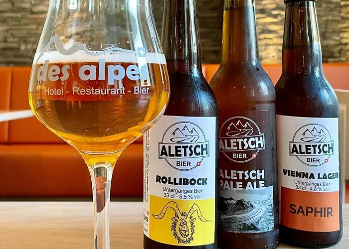 Bier & Erlebnis Hotel Des Alpes Fiesch